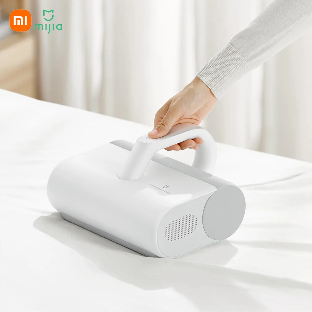 

2021 New XIAOMI MIJIA Mite Remover Brush for Home Bed Quilt UV sterilization disinfection Vacuum Cleaner 12000PA cyclone Suction