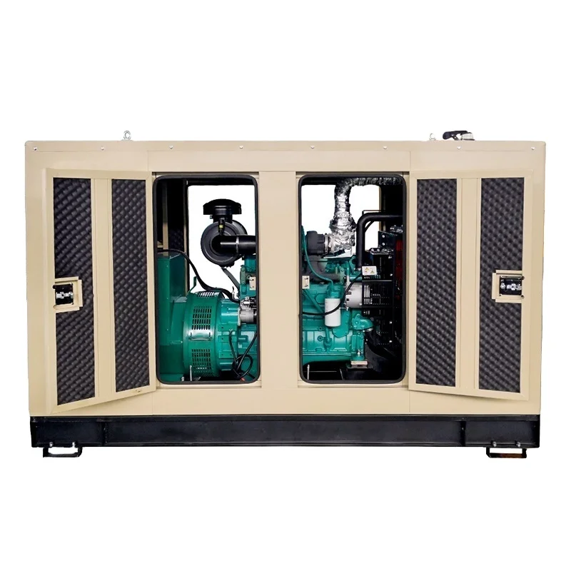 Generator power generation water cooled 120kw 150kva super soundproof type  generators with Cummins engine 6BTAA5.9-G12
