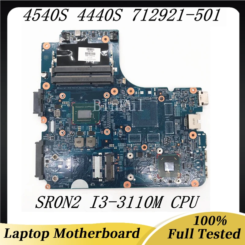 712921-501 712921-601 712921-001 Mainboard For HP 4540S 4440S Laptop Motherboard With SR0N2 I3-3110M CPU 100% Full Working Well |