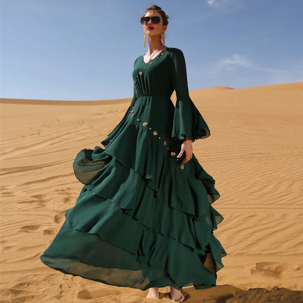 Рамадан ИД Мубарак вечерние платья для женщин женское платье Дубай Саудовская Турция ислам Пакистан мусульманское платье Женский кафтан