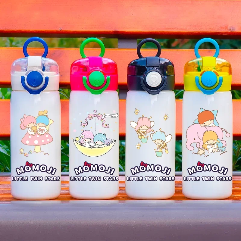 400 мл маленькая пластиковая бутылка для воды с изображением двойных звезд