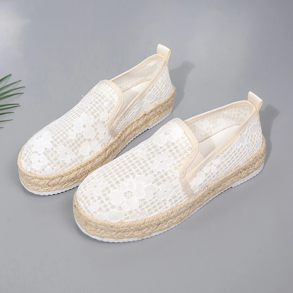 Льняные восточные Ретро дышащие лоферы на плоской подошве с искусственным