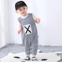 newborn baby boys romper autumn summer 0 2y cross printed cotton baby rompers for girls kids jumpsuit playsuit outfits clothing