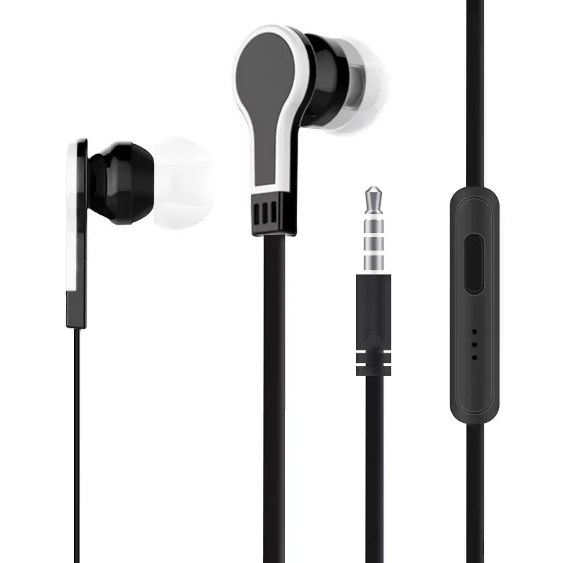 

New in Earphones Sport Gaming Headset Universal 3.5mm 1.2M In Ear Deep Bass Stereo Earbuds W/Mic for Samsung