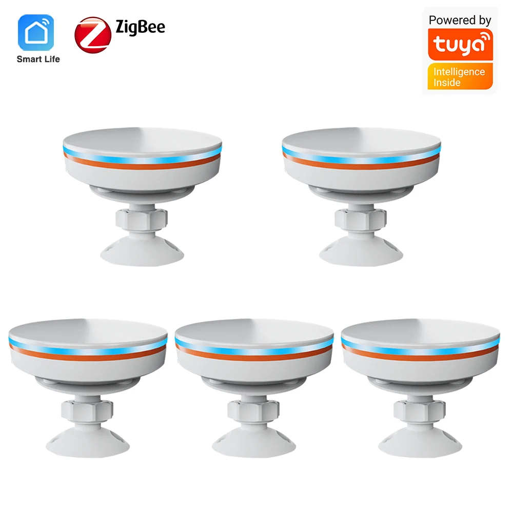 

Tuya ZigBee 3.0/Wifi Human Presence Sensor 5V 24G MMwave Radar With Siren Alarm Motion Lux Detection Work With Tuya ZigBee Hub