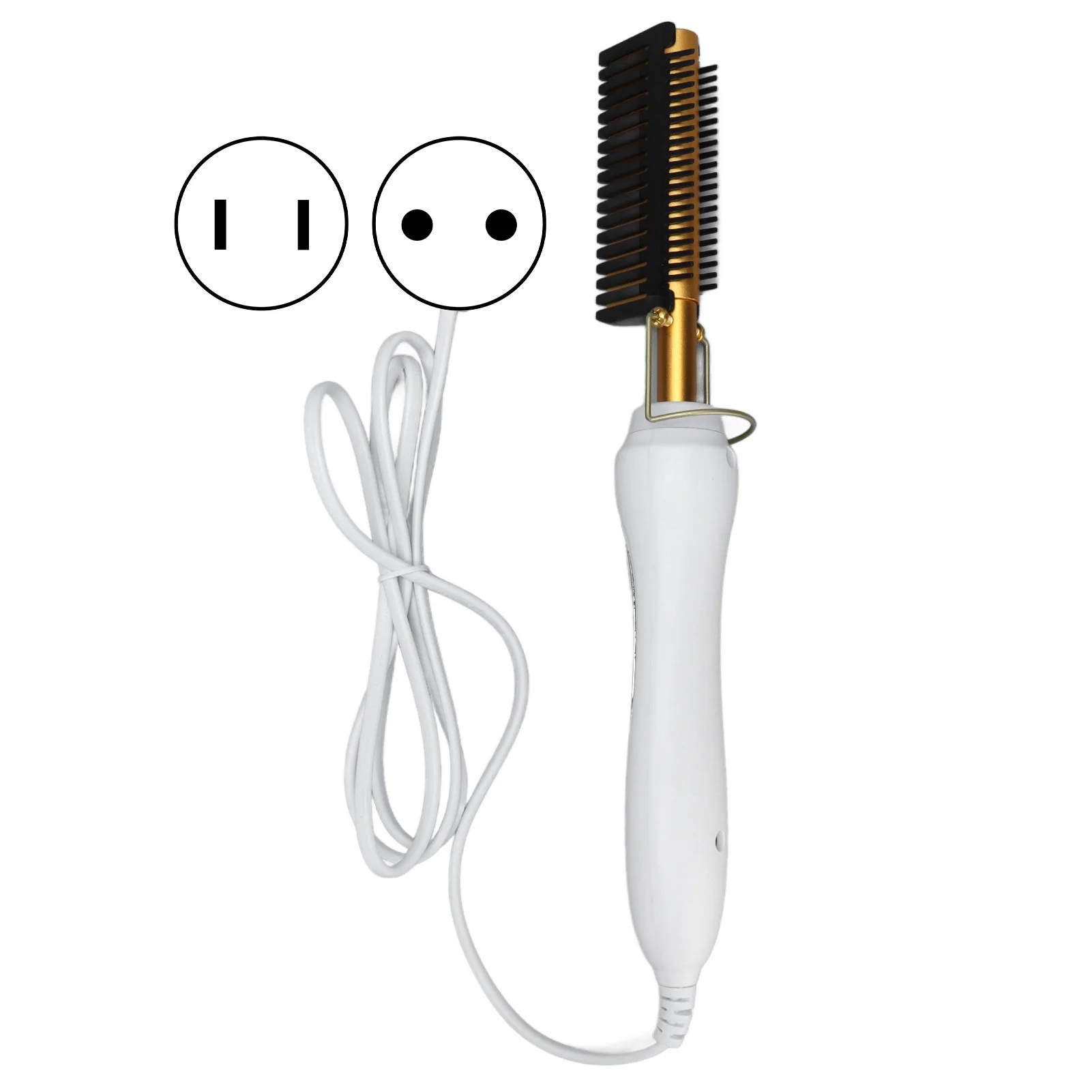 

Hot Comb Electric Adjustable Temperature Straightening Comb for Home for Dates for Parties