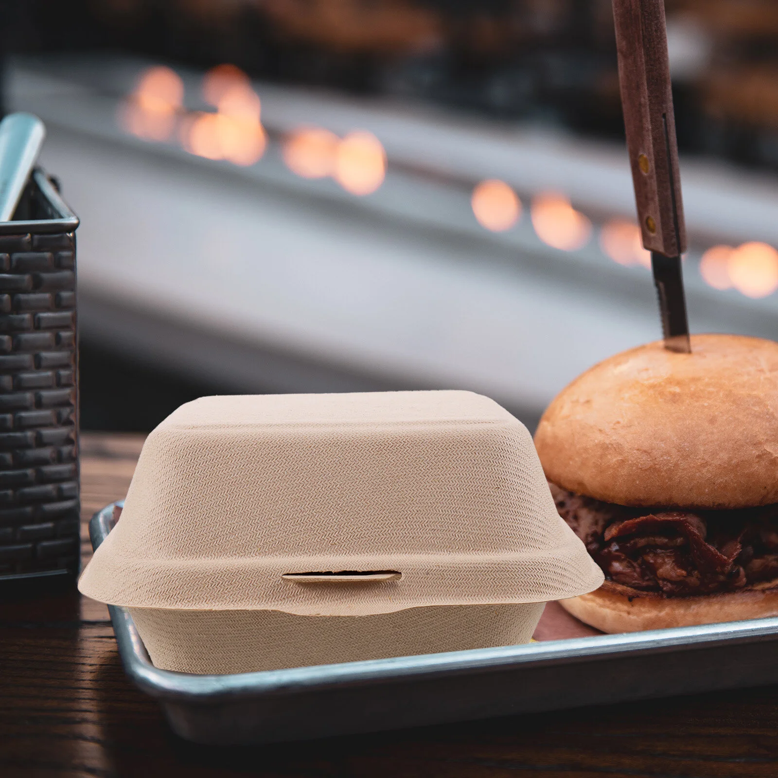 

Cake Stand Burger Holder Lightweight Sandwich Fast-food Packaging Cases Baking Accessories