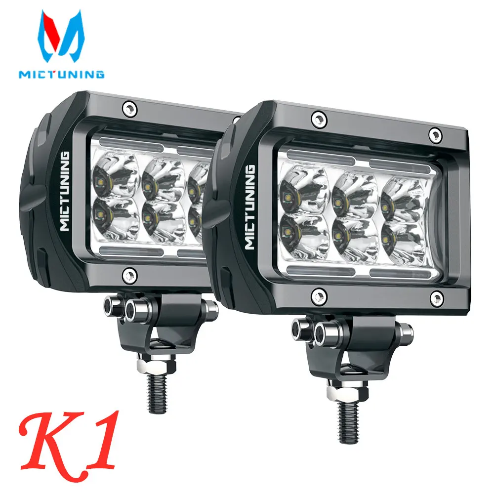 MICTUNING 2 шт. светодиодный кронштейн для рабочего фонаря универсальный капот