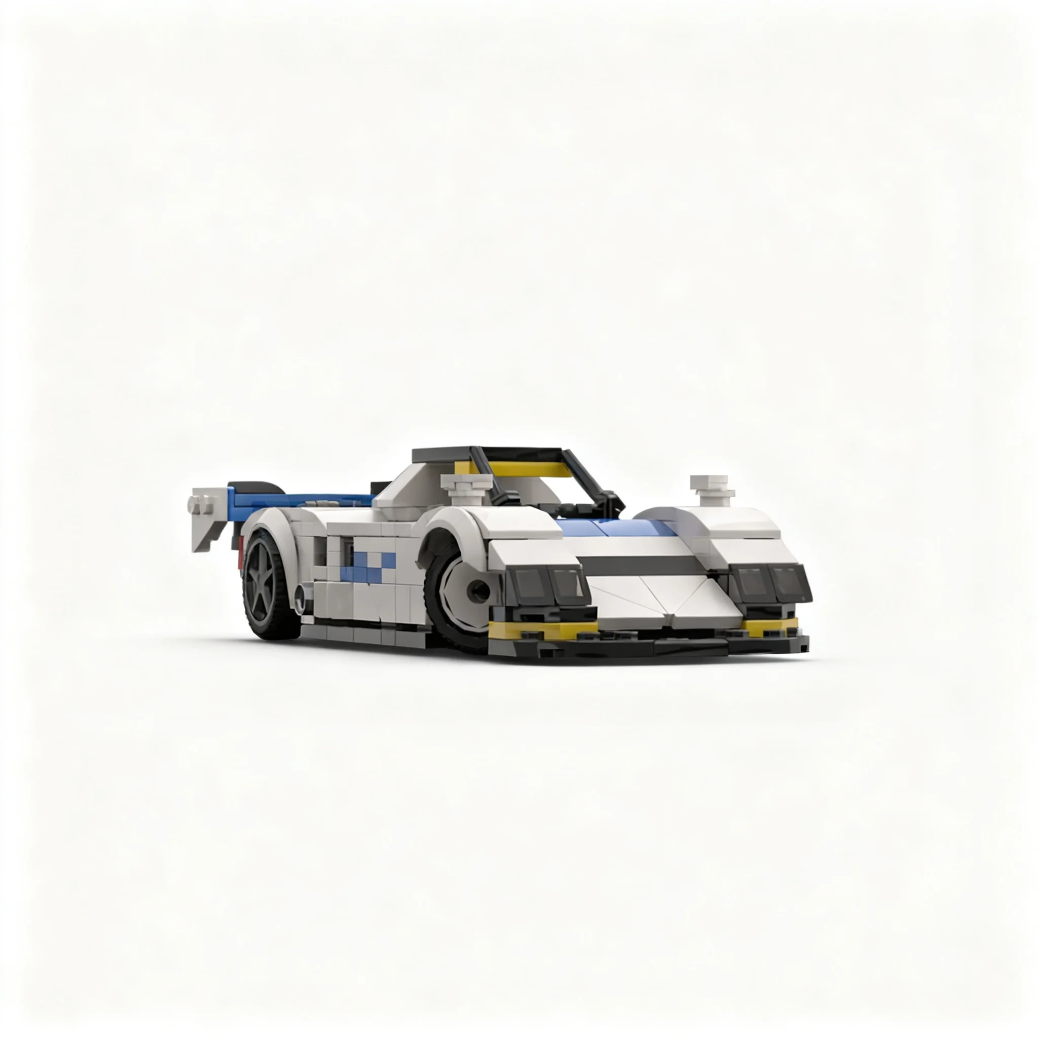 Фото 274 детали MOC Mazdaed 787B Le Mans City Champions, модель из строительных блоков, игрушка для сборки, рождественские подарки, образовательная коллекция №3