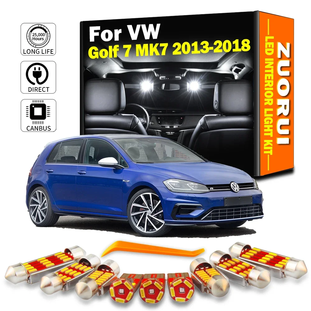 ZUORUI 12 шт. искусственная внутренняя карта купол лампочка в комплекте для VW Volkswagen