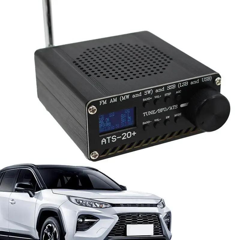 

Handheld Radio Receiver Portable ATS-20 Si4732 All-band Shortwave Receiver Wireless Handheld Radio Receiver With Antenna 3.5mm
