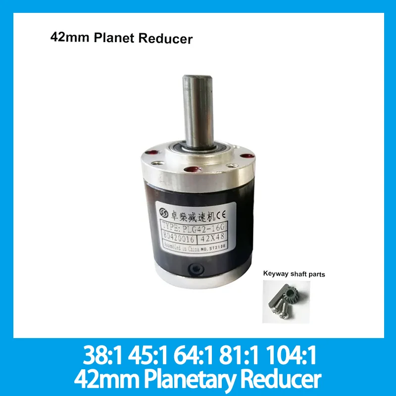 Redutor Planetário para 775 795 895 dc Eixo do Motor mm Navio Modelo Robô Café Moagem Peças Lote 38:1 45:1 64:1 81:1 104:1 42 mm