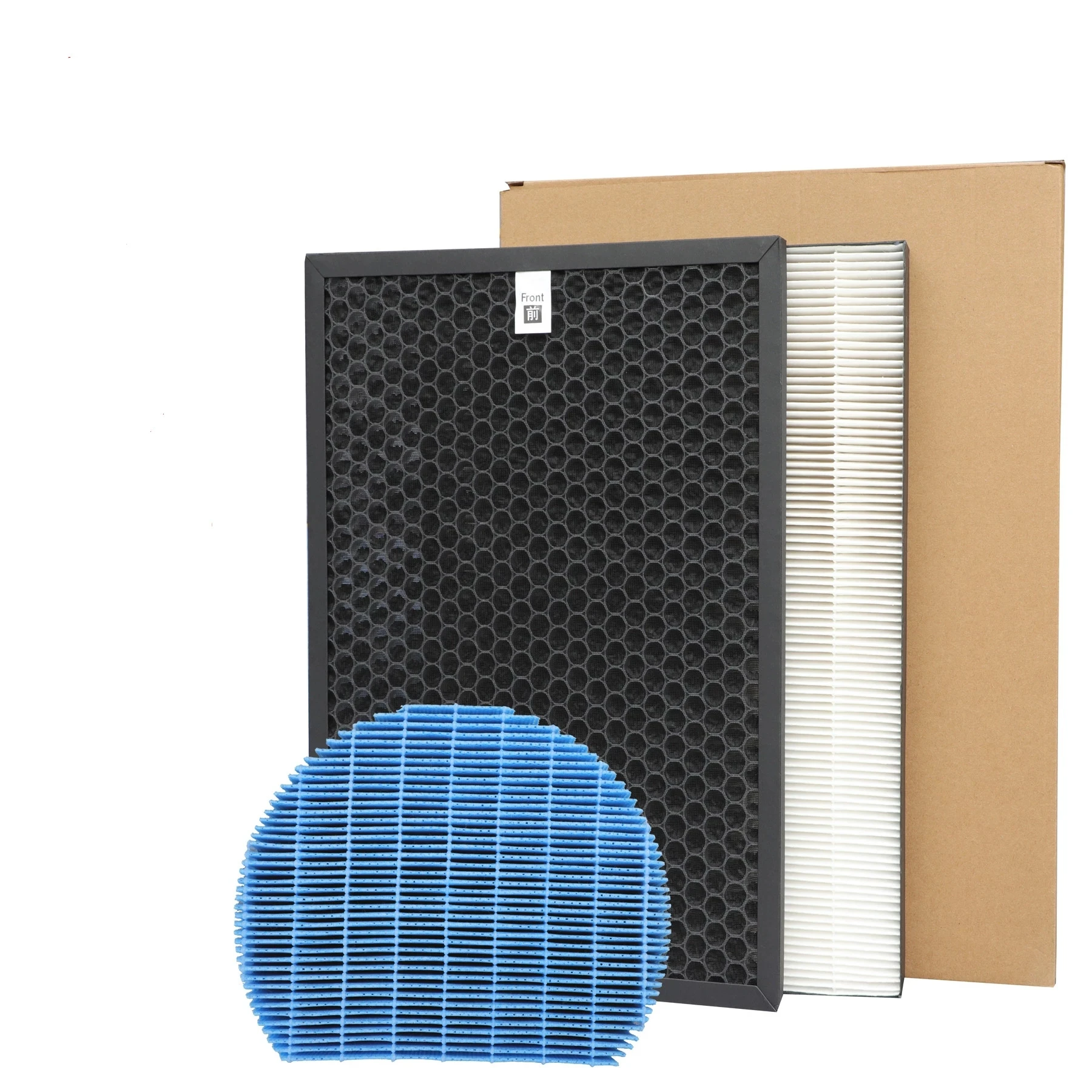 

FOR Sharp Air Purifier Filter 3Pc KC-A50JW KC-A51R-W KC-A50EUW Replacement Hepa Carbon Humidification Filter FZ-A51HFR FZ-A51DFR