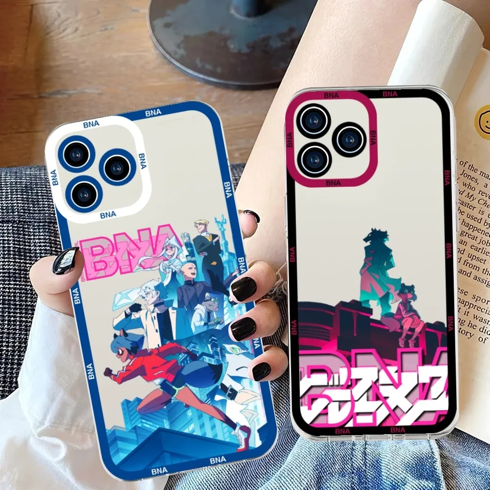 Брендовый Новый чехол BNA с животными для телефона iPhone 11 12 Mini 13 14 Pro Max, прозрачный чехол