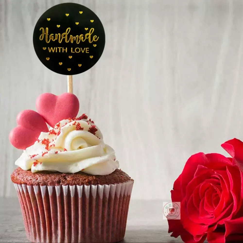 50-500 шт. наклейки ручной работы с надписью with Love |