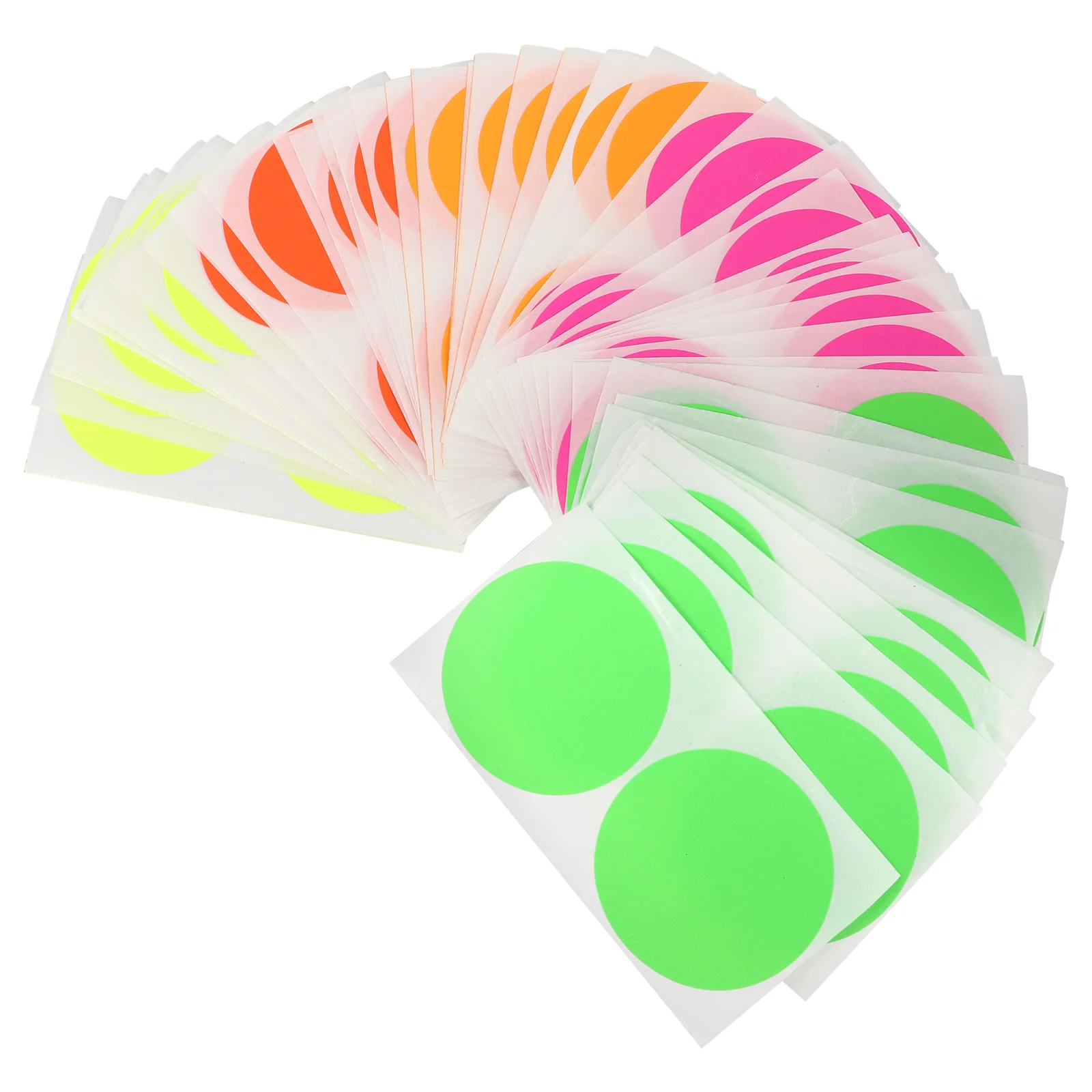 

Coding Fluorescent Labels Color Code Label Stickers Round Sticker Paper Colour Dot