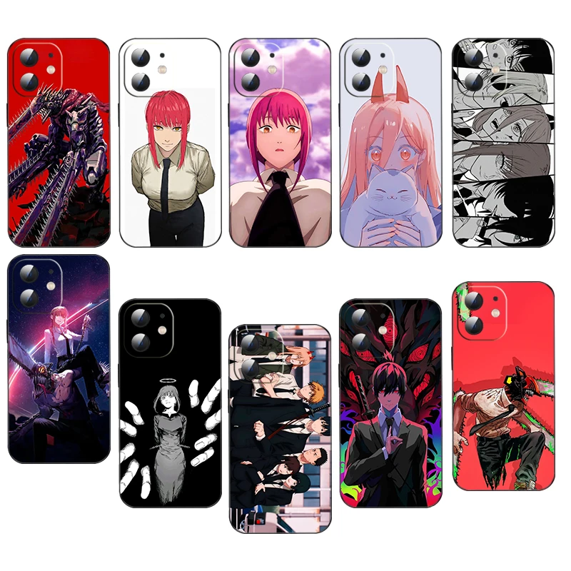 OK9 Chainsaw M Man Soft Silicone Case for iPhone X XS XR Pro Max 8 7 6 6s Plus SE Cover