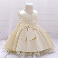 european and american new princess dress dress sleeveless bow dress baby birthday dress skirt 9m12m24m5t6t childrens dress