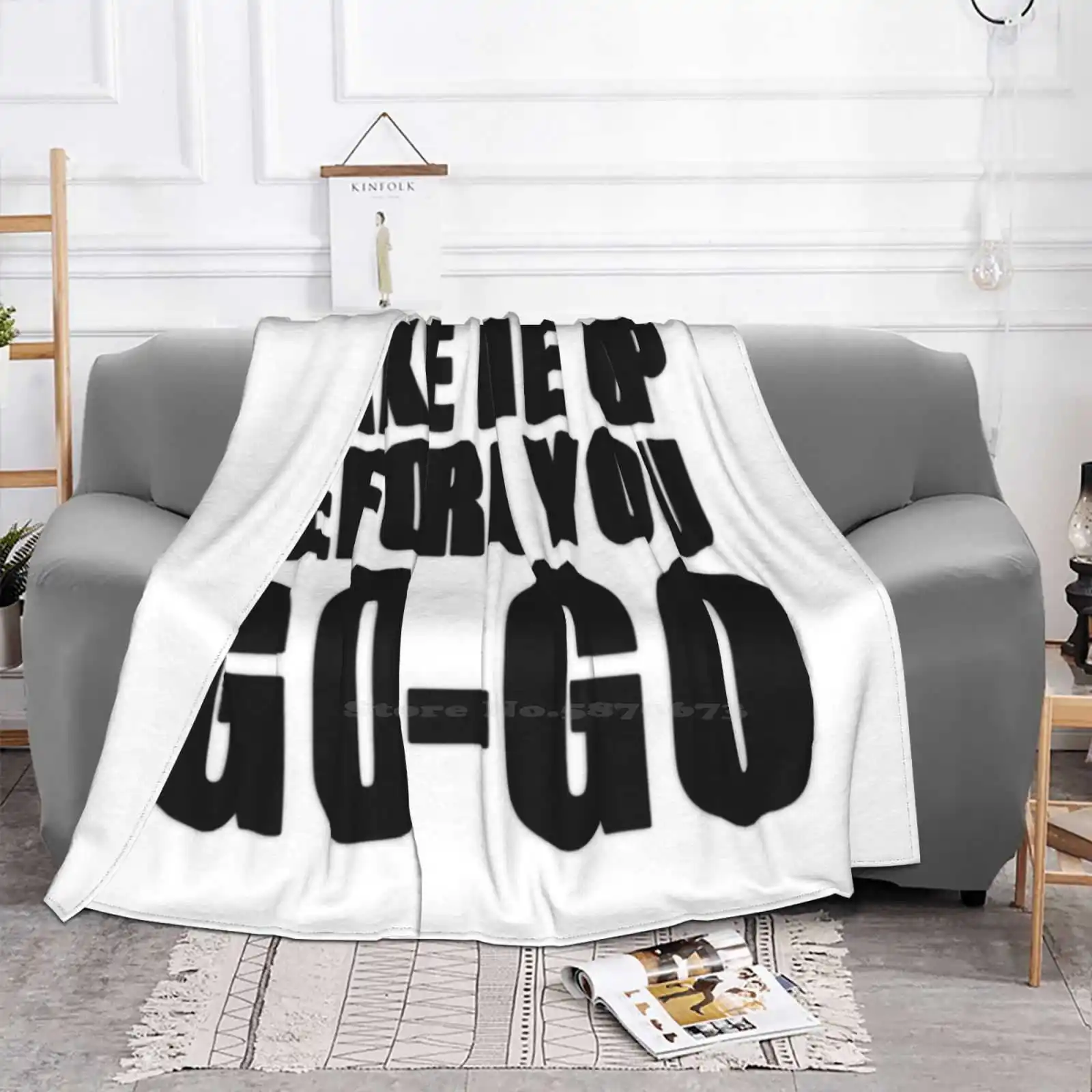 Wake Me Up Before You Go Новое поступление модное теплое фланелевое одеяло для отдыха George