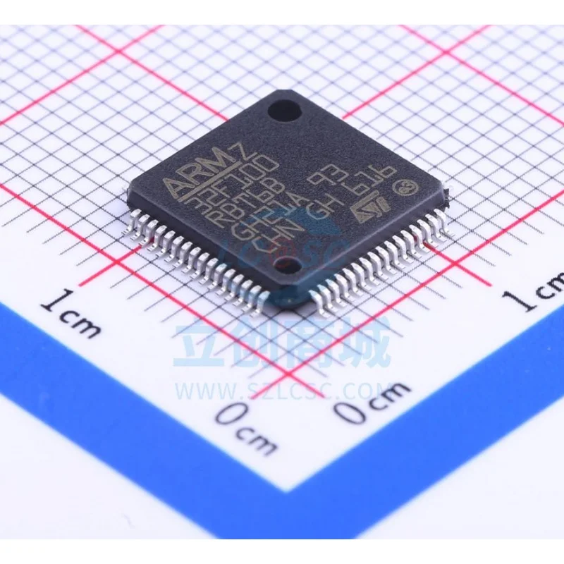 

STM32F100RBT6B посылка LQFP64 новый оригинальный аутентичный микроконтроллер IC chip