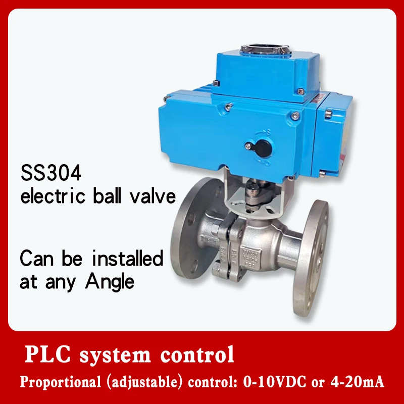 Электрический фланцевый шаровой клапан DN40 1-1/2 дюйма Q941F-16P из нержавеющей стали