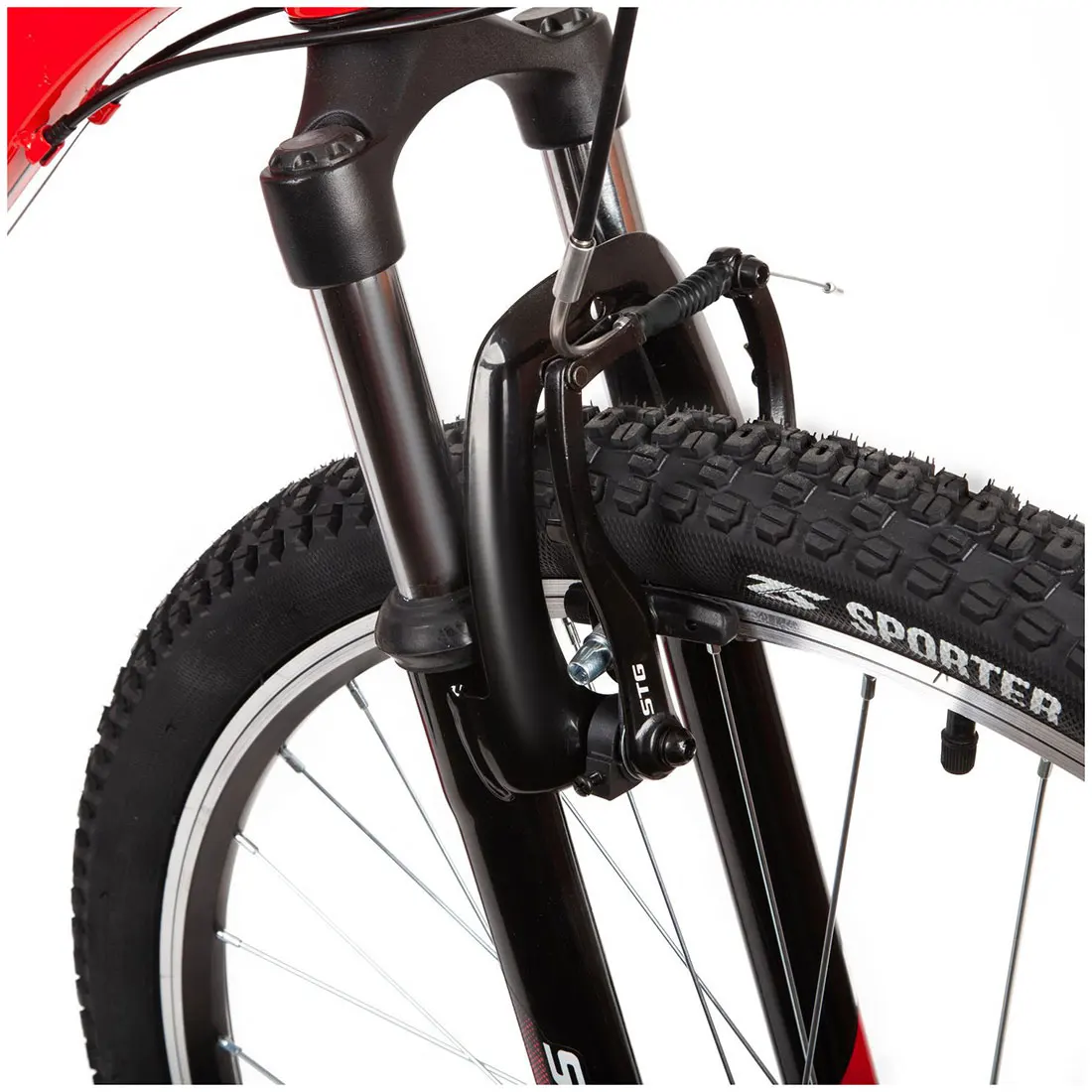 Велосипед Stinger 27.5'' CAIMAN красный сталь размер 18'' |