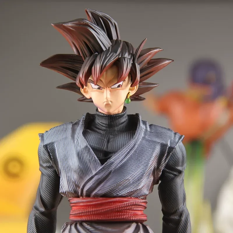 Фигурка Сон Гоку 37 см, черная, Dragon Ball Z, DBZ SSJ, коллекционная аниме-статуэтка Супер Сайян, GK-статуя, украшение (art.: 3920dbedc2e75) - 3920dbedc2e75