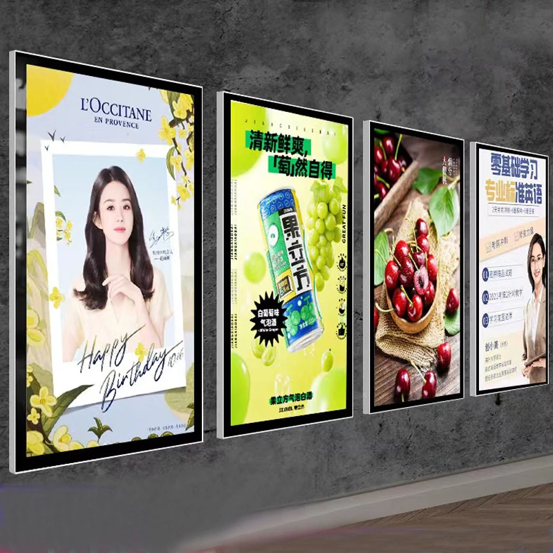 Световой короб A2 со светодиодной подсветкой магнитные рамки настенные вывески