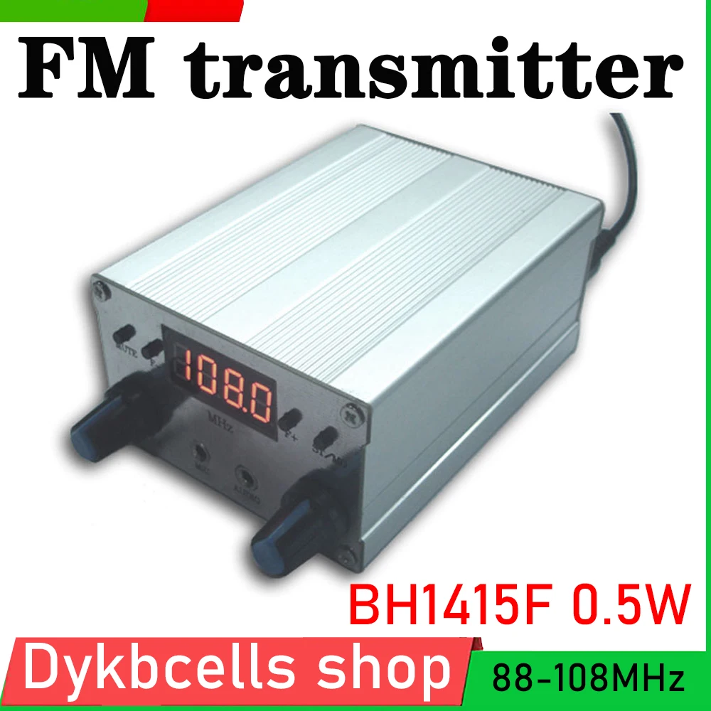 88-108 МГц BH1415F 0 5 Вт FM-трансмиттер цифровой стерео аудио сигнал или микрофон