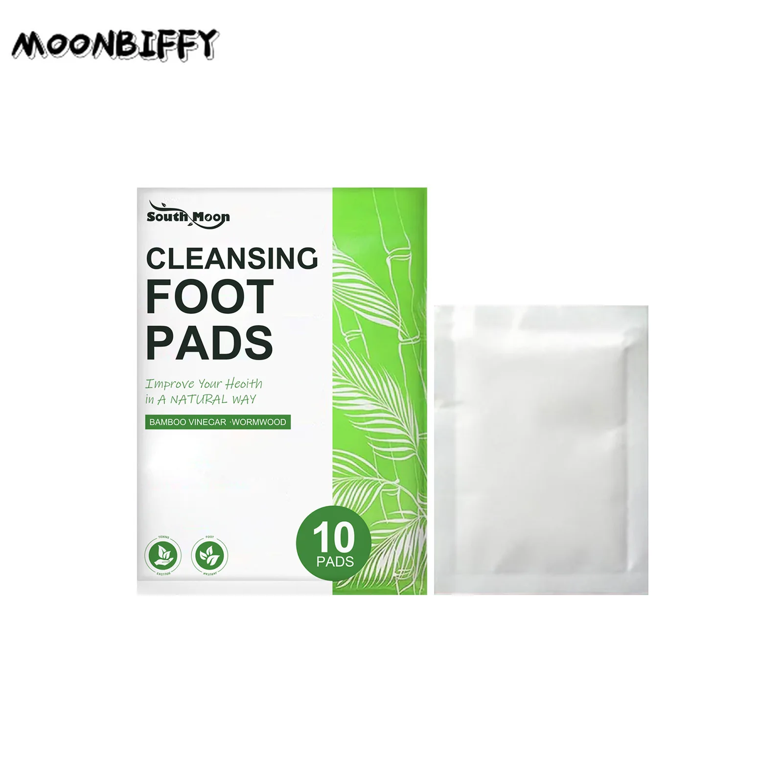 

10pcs Detox Foot Patch Deep Cleaning Pads with Adhersive Foot Skin Care Tool Improve Sleep Slimming Moisture Removal Repair