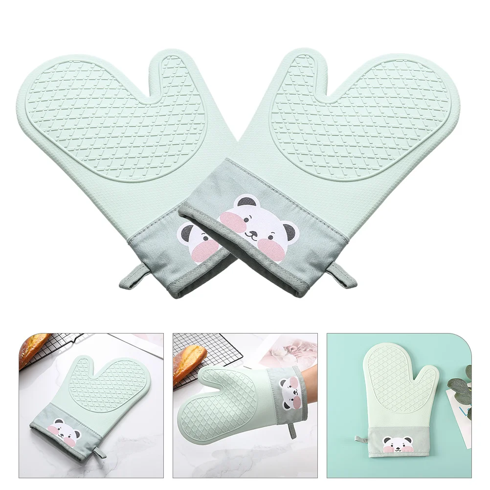 

Mitts Gloves Mittens Baking Pot Oven Hot Heat Resistant Mitten Holder Glove Kitchen Microwave Cooking Scald Pads Anti Insulating