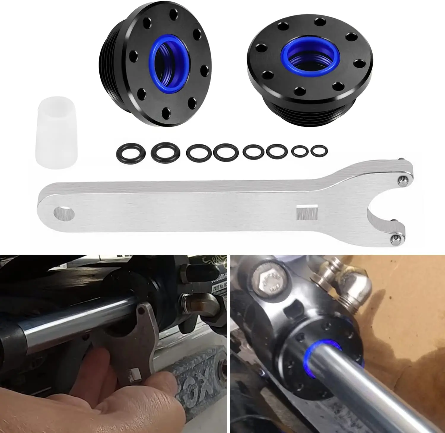 Комплект Уплотнений гидравлического рулевого цилиндра с передним креплением