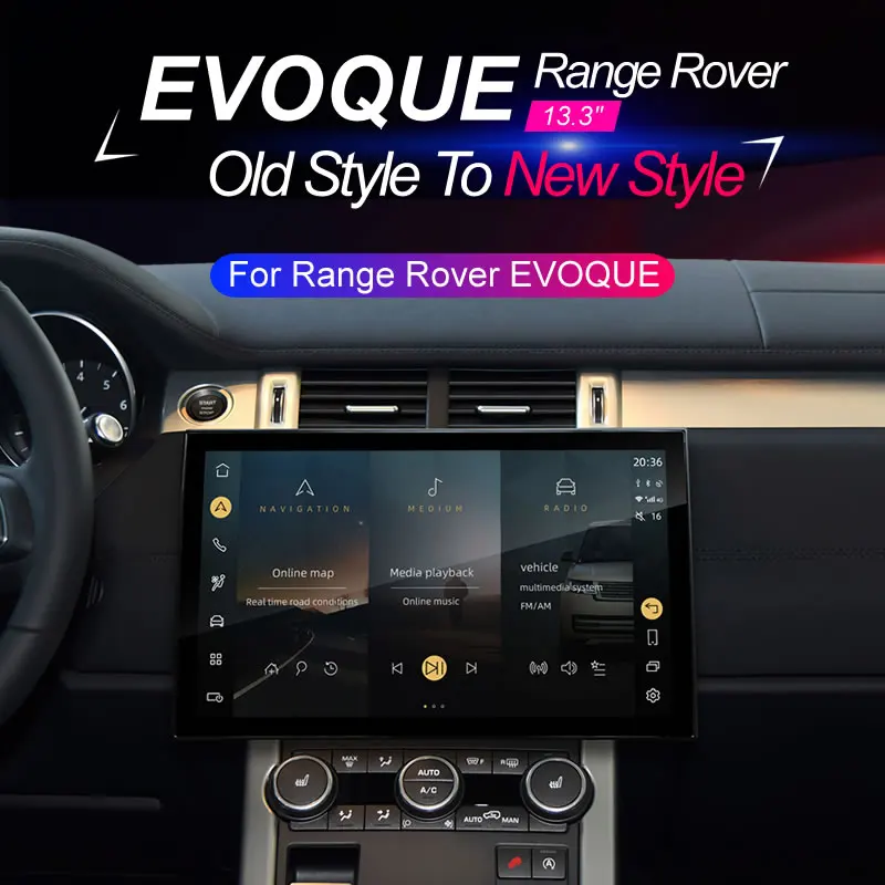 Автомобильная аудиосистема Merryway 13 3 дюйма для Range Rover Evoque L538 радио Carplay HD сенсорный