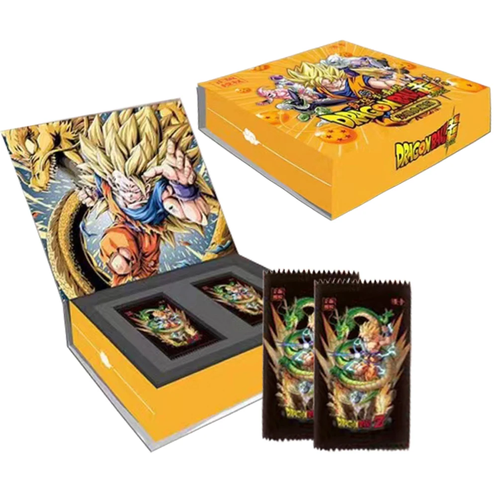 New Full Set Limited DRAGON BALL Edition Anime Figures Hero Card Son Goku Super Saiyan Vegeta IV Bronzing Barrage Flash Cards