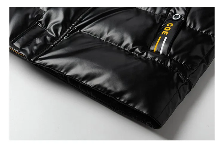 Men Thicken Warm Jacket 2022 Winter New bright color Casual Coat Outwear Autumn Waterproof Hooded Overcoat Male Thick Parkas