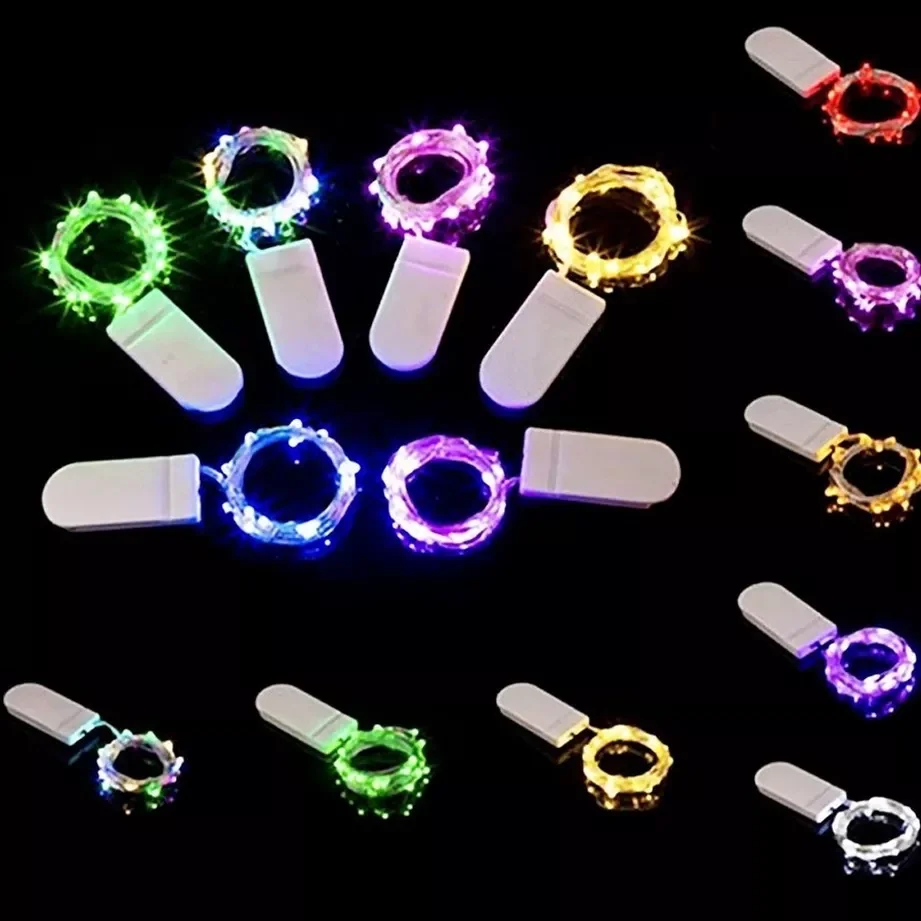 

New1M 2M 3M 5M Copper Wire LED String Lights Holiday Lighting Fairy Garland for Christmas Tree Wedding Party DecorationNatal