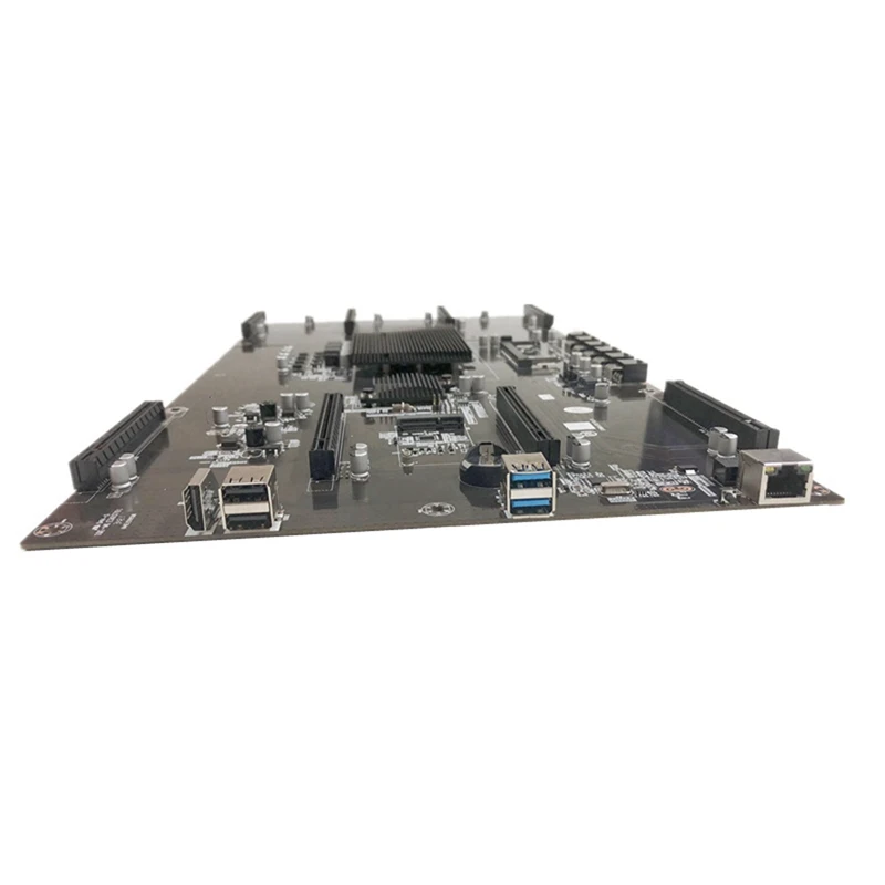 Материнская плата для майнинга ETH80 B75 BTC + процессор G1610 охлаждающий вентилятор 8X