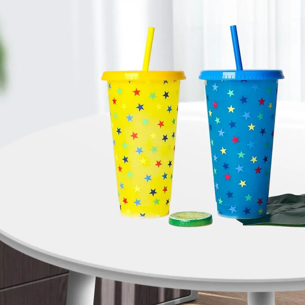 

Многоцветный шикарный дизайн, реквизит, обесцвечивающая чашка для воды, долговечная чашка для напитков, пищевой класс для дома