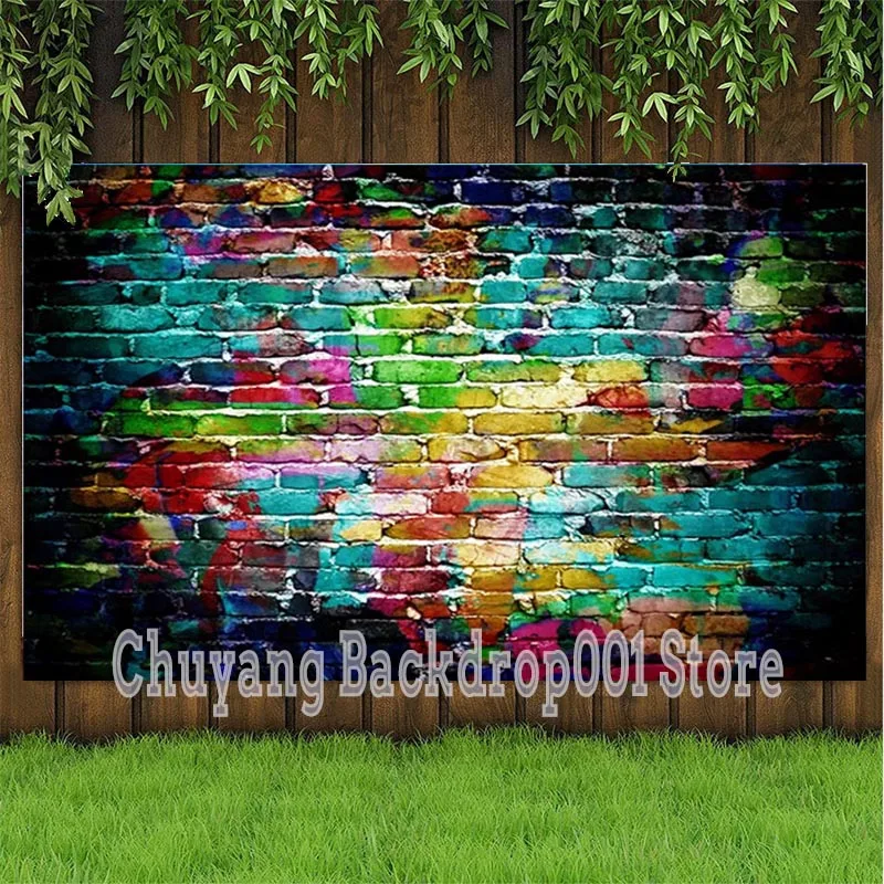 Old Brick Wall Backdrop Adult Party Vintage Astract Colour Photography Background For Photo Studio Prop