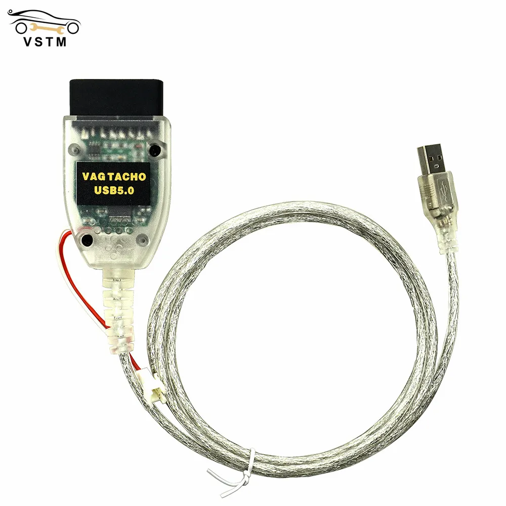 Заводская цена Vagtacho USB версия V 5 0 VAG Tacho V5.0 для NEC MCU 24C32 или 24C64 Бесплатная доставка |