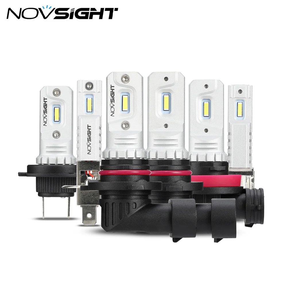 NOVSIGHT 2000Lm H11 H7 LED Car Lights LED Bulbs H1 H3 9005 9006 Daytime Running Lights DRL Fog Light 6000K Driving Lamp