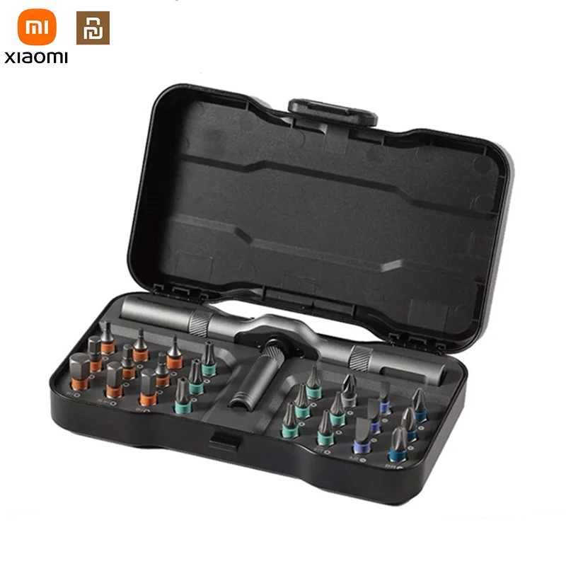 

Многофункциональный гаечный ключ Xiaomi Youpin 24 в 1, отвертка, универсальный ящик для инструментов S2, набор магнитных насадок, DIY бытовой ремонт