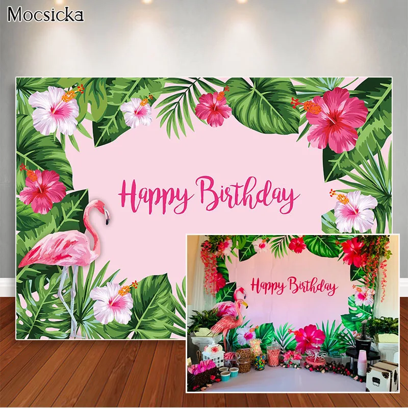 

Фотофон для дня рождения, фотография, розовые цветочные зеленые листья, украшение, баннер, Весенняя фотосессия, реквизит для фотосъемки