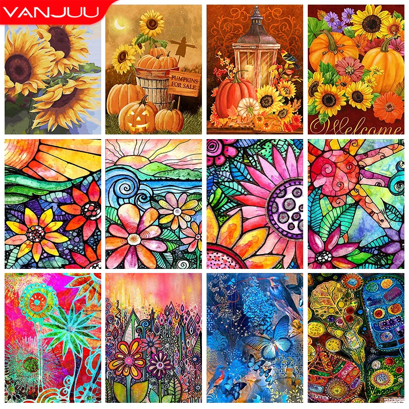 

Набор для алмазной живописи 5D «сделай сам», абстрактная вышивка крестиком, ручная работа, полная Алмазная мозаика Стразы, украшение на Хэллоуин