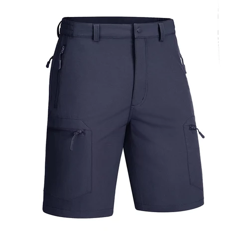Magcomsen Summer Quick Dry Heren Shorts werken Travel Short Pants met 5 ritszakken