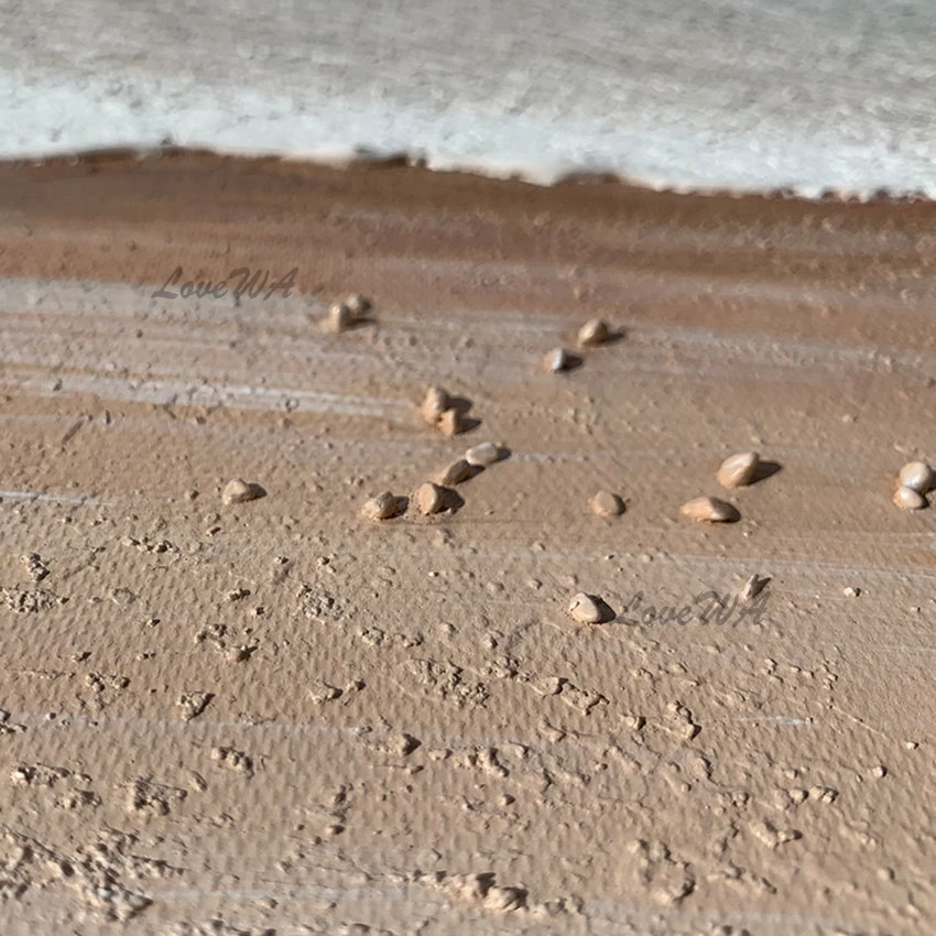 Новейшая палитра ножей Холст Искусство морская волна масляная живопись отель