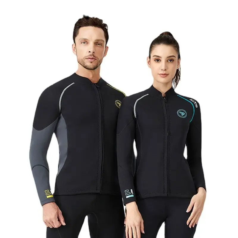 

1.5MM Women's jacket Wetsuit Neoprene Wetsuit snorkeling surf coat Winter deep water swimsuit