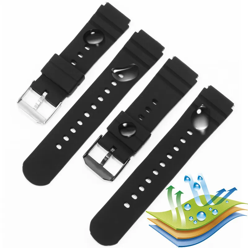 Ремешок для часов Luminox мужской резиновый безопасный Силиконовый браслет с