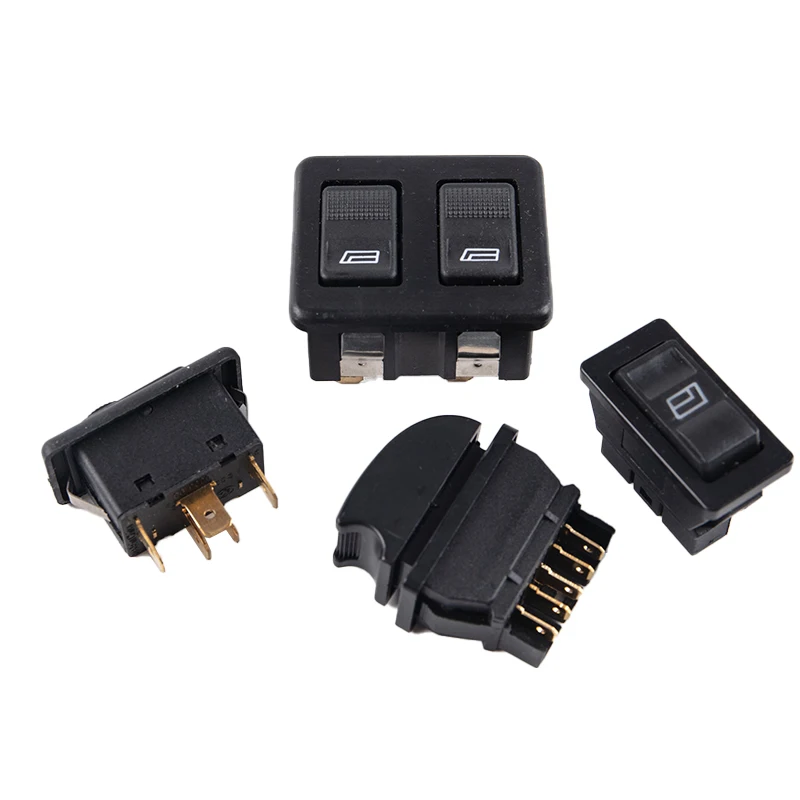 

1 Pc Universal Car Electric Power Window Switch Lifter Controller Control Window 5 Pins Regulator Switch Accessories