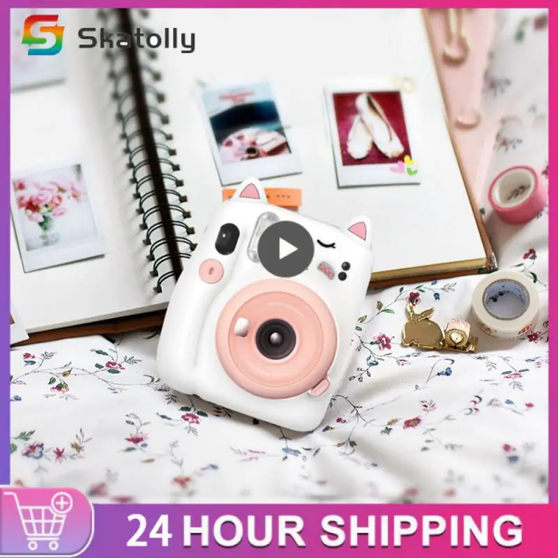 

Wearable Camera Supplies No Card Photo Paper .precise Drilling Silicone Case Cute Style Fit The Fuselage Camera Case